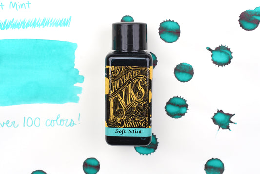 Diamine Fountain Pen Ink - Soft Mint - 30mL