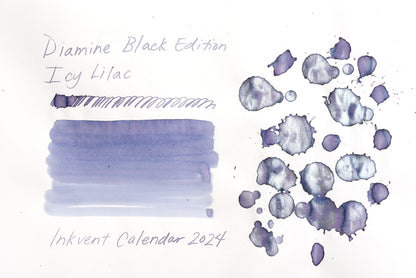 Diamine Black Edition - Shimmer - Icy Lilac