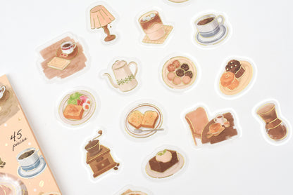 BGM Flake Stickers - Foil Stamping - Today's Cafe
