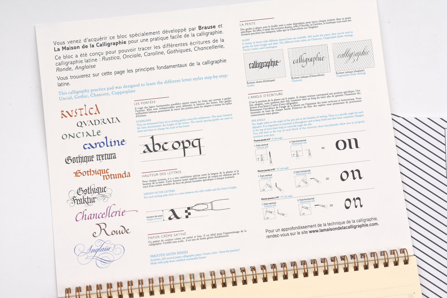 Brause Calligraphy Practice Paper Pad