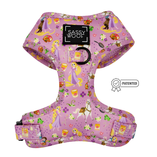 Dog Adjustable Harness - Disney's Rapunzel