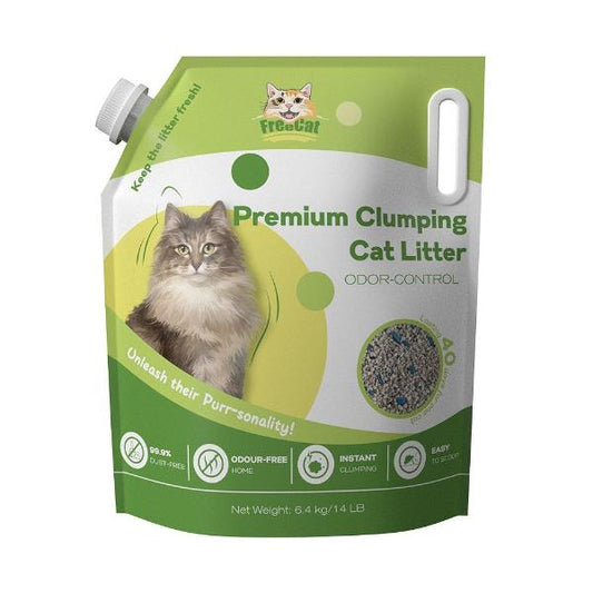 Freecat - Premium Clumping Cat Litter (odour control) 6.4kg