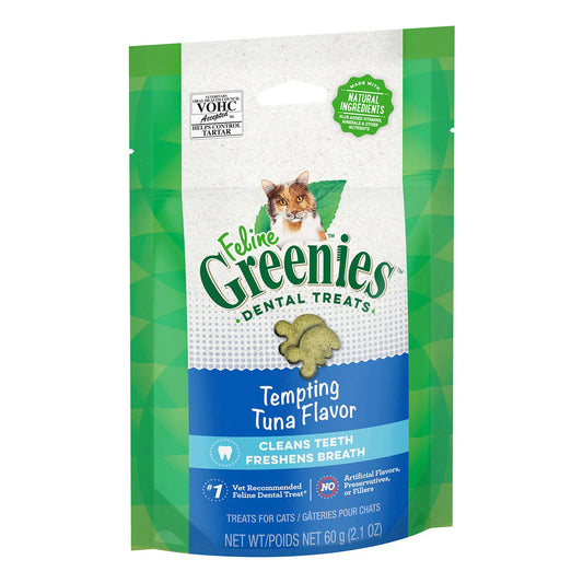 Greenies - Feline Tuna Flavour Dental Treats For Cats 60 gm