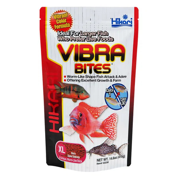 Hikari - Vibra Bites Vibrant Color Larger Fish Food XLarge
