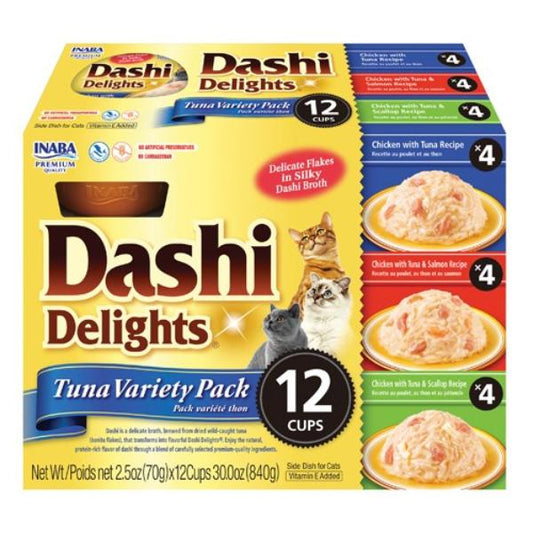 Inaba - Dashi Delights Tuna Variety Pack 12 Cups