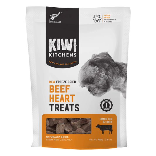 Kiwi Kitchens - Beef Heart Freeze Dried Dog Treats