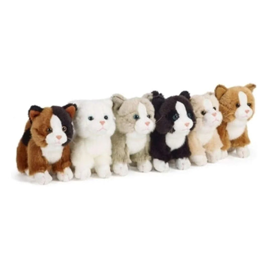 Living Nature - Cat, Kitten Soft Toy, 6 Designs, One Supplied