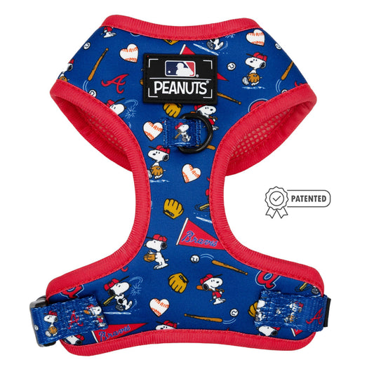 Dog Adjustable Harness - MLB™ x Peanuts™ Atlanta Braves™