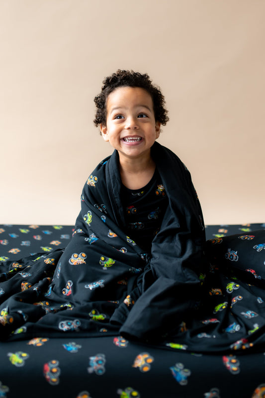 Toddler Blanket in Monster Truck 1.0