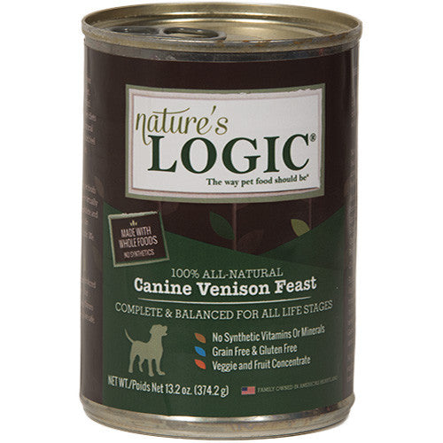Nature's Logic Venison Canned Dog Food