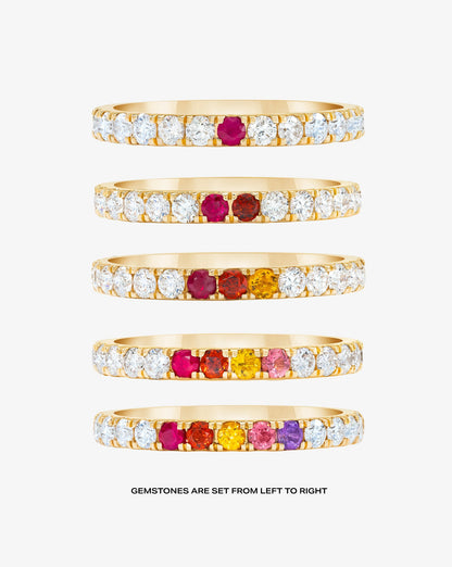 2.5 mm Personalized Classic Diamond Ring