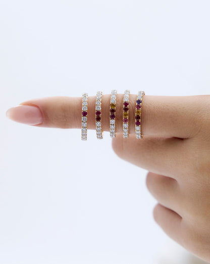 2.5 mm Personalized Classic Lab Diamond Band | Platinum
