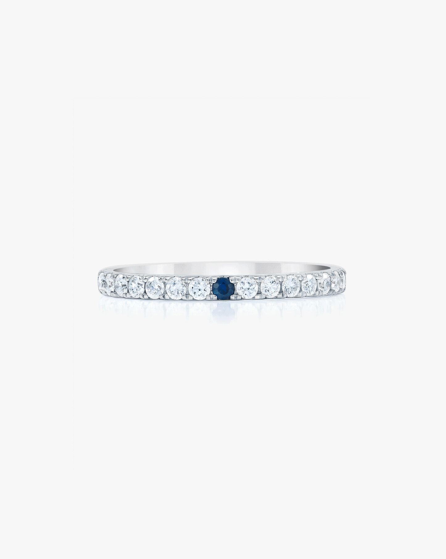 2.5 mm Personalized Classic Diamond Band | Platinum