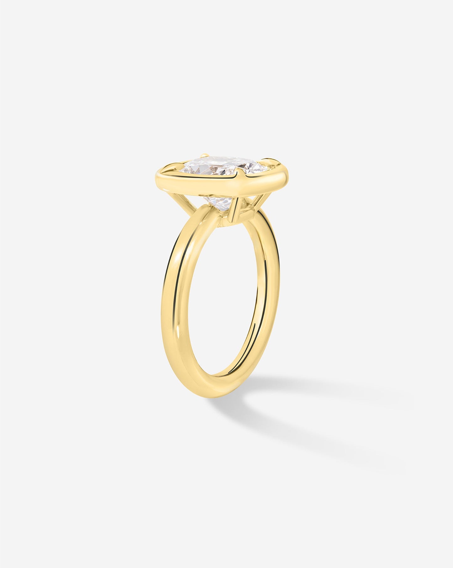 3.02 Cushion Lab Diamond in Cloud Bezel