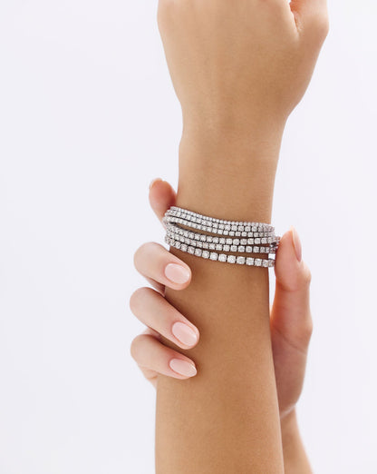 Classic Lab Diamond Tennis Bracelet