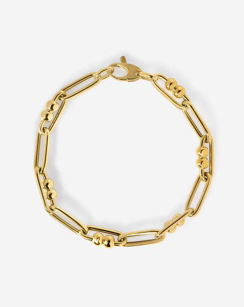 Bead Link Chain Bracelet