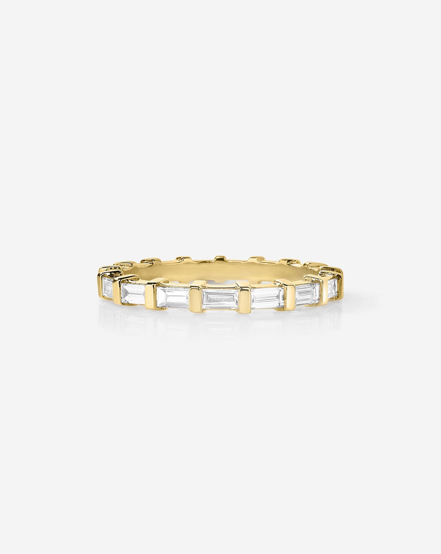 Baguette Bar Diamond Eternity Band