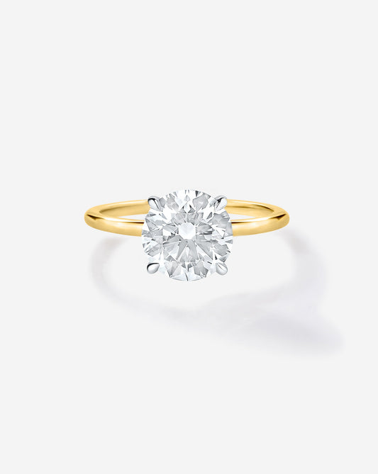 2.52 Round Lab Diamond in Whisper Thin® Hidden Halo