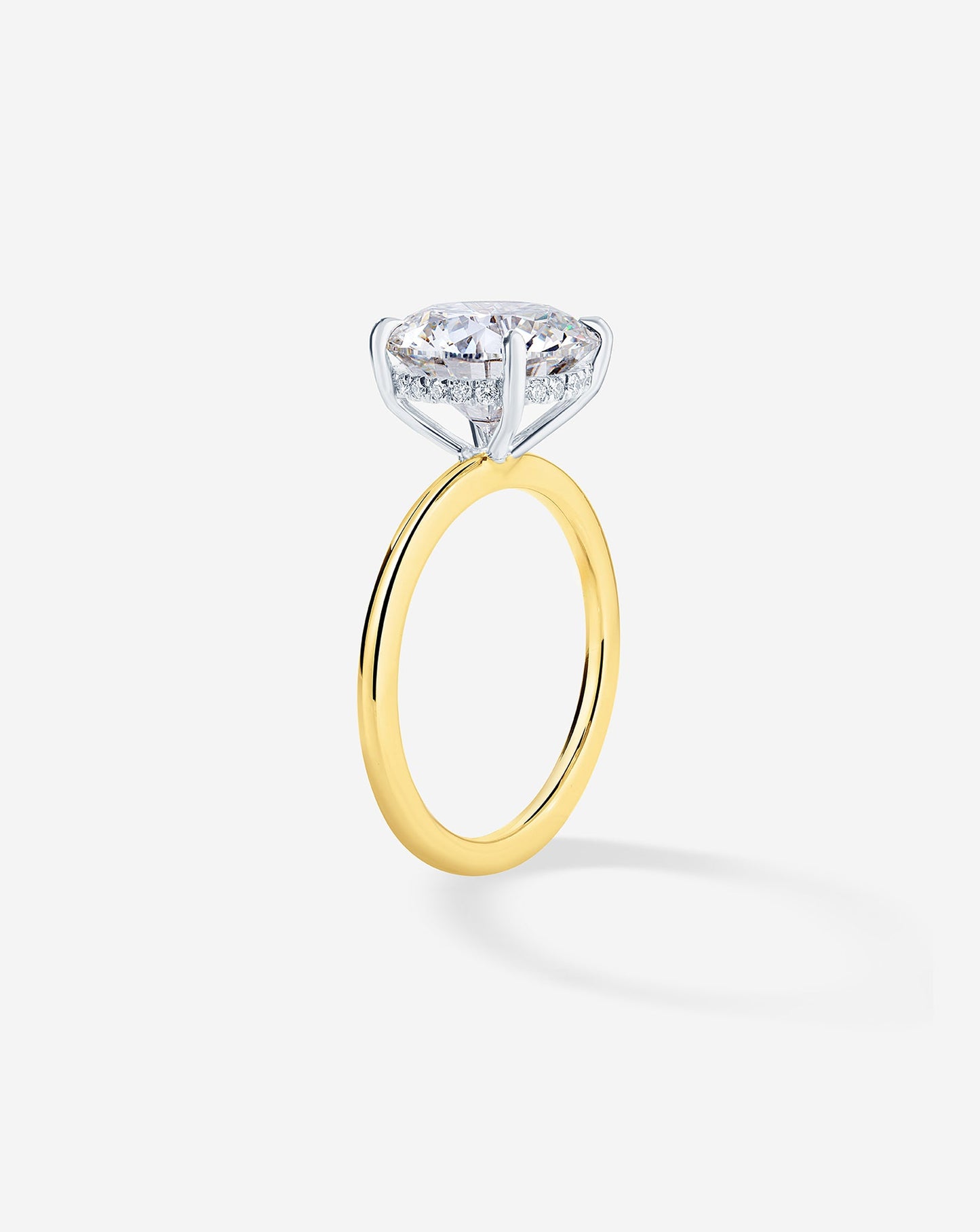 2.52 Round Lab Diamond in Whisper Thin® Hidden Halo