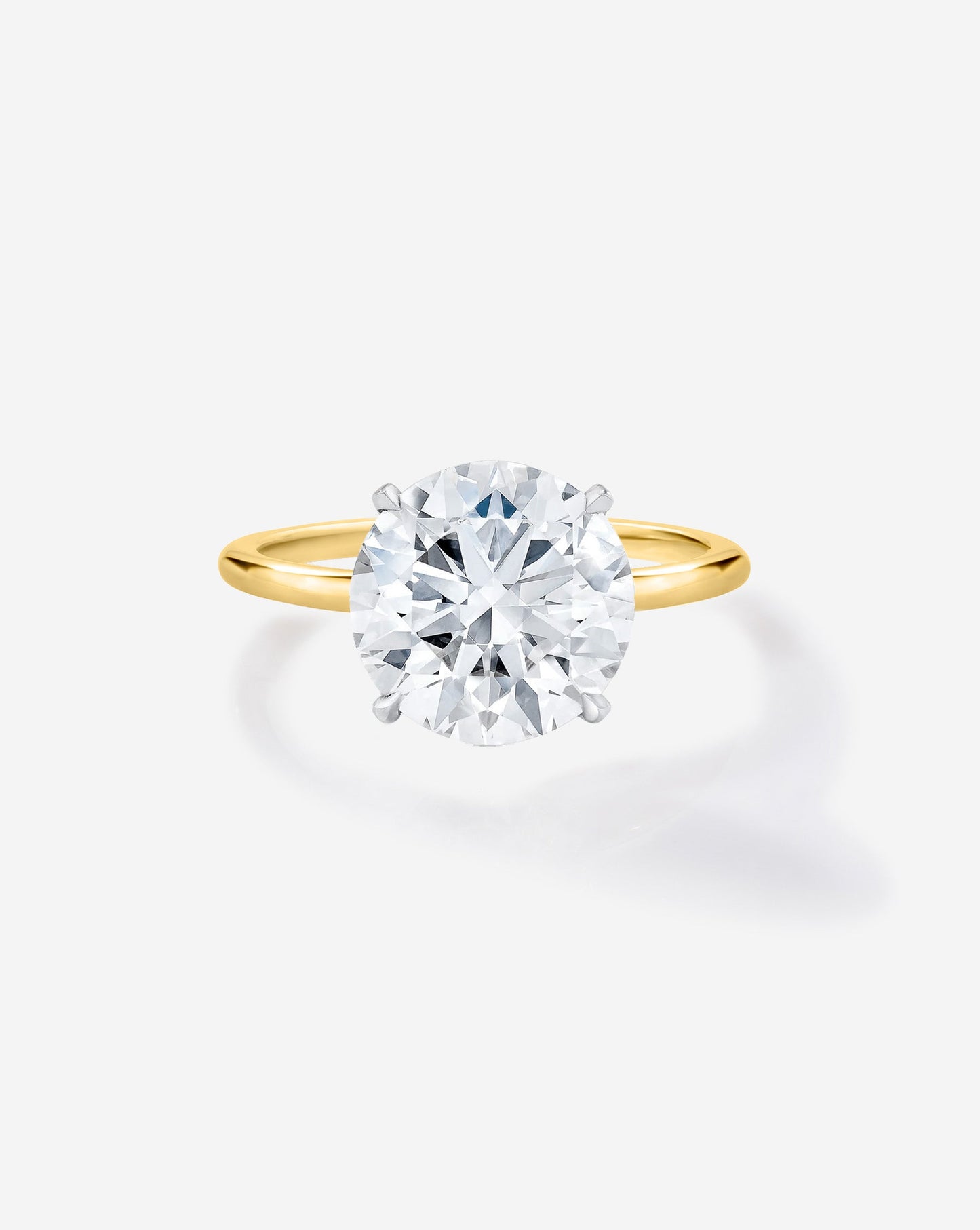 4.11 Round Lab Diamond in Whisper Thin® Hidden Halo