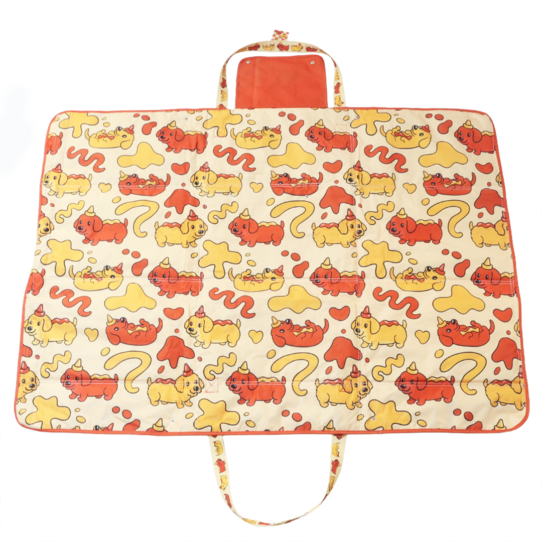 Dog Picnic Blanket - Hot Dawg