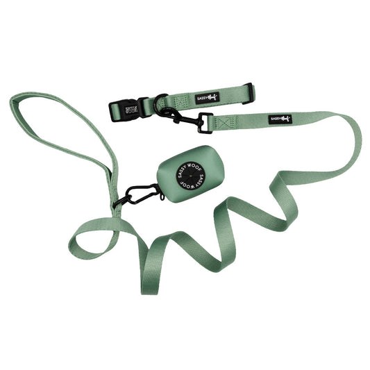 Dog Collar Three Piece Bundle - Sage