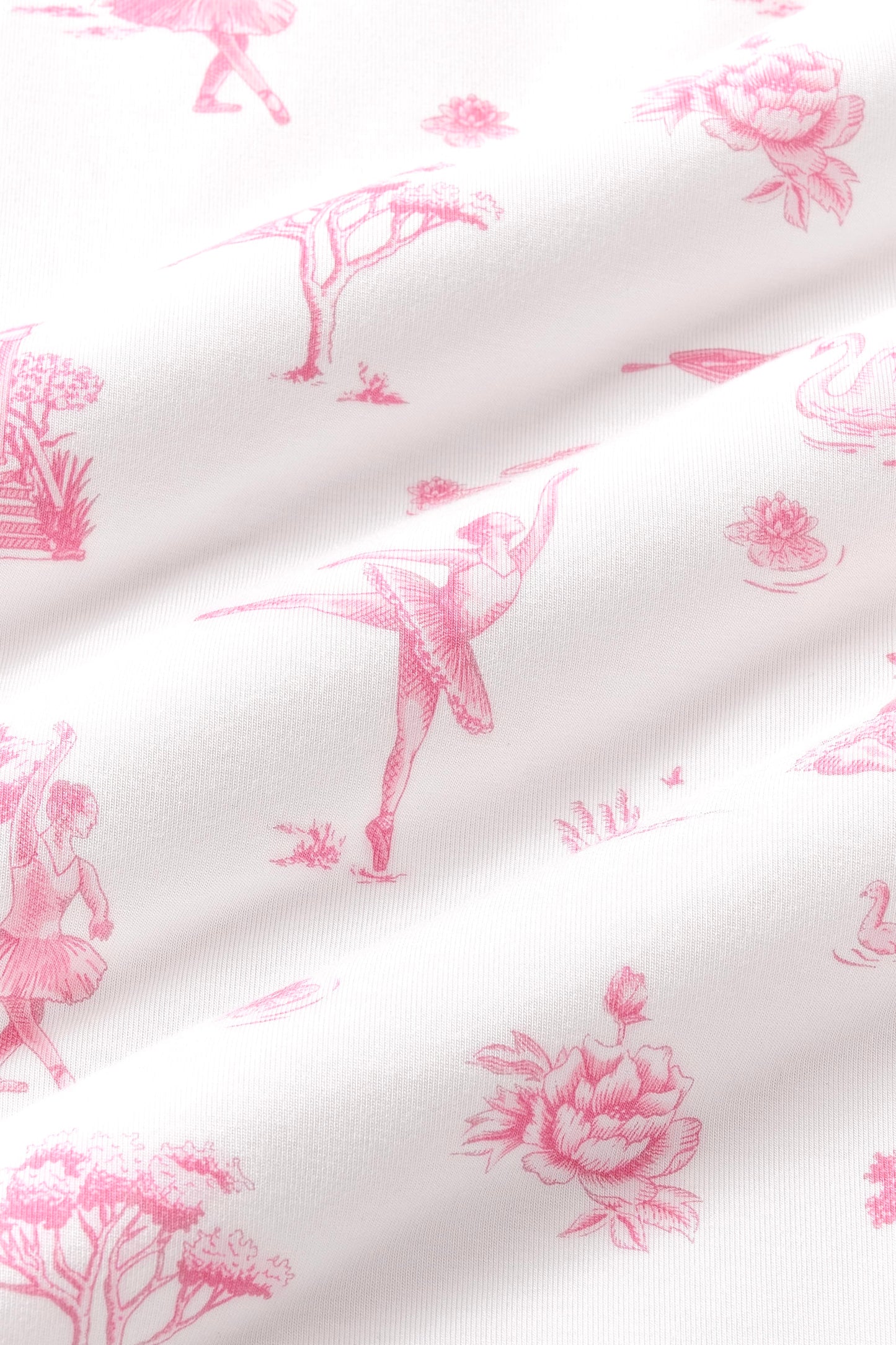 Knotted Gown with Bow Set in Toile Ballet