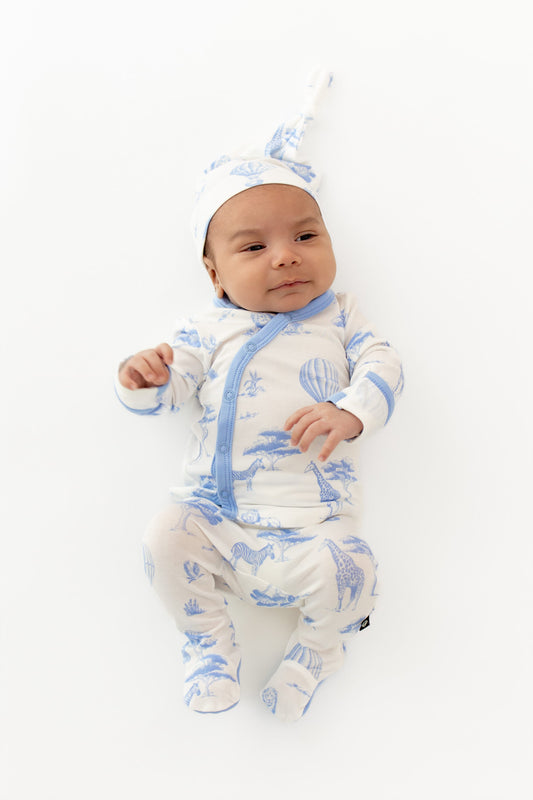 Take Me Home Set with Cap in Toile Safari