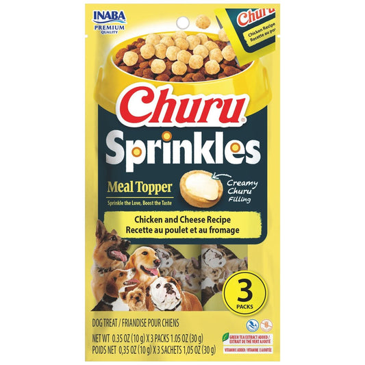 INABA - Churu-Dog-Sprinkles Chicken and Cheese-Topper