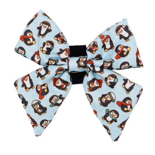 Dog Sailor Bow - Winter Waddleland