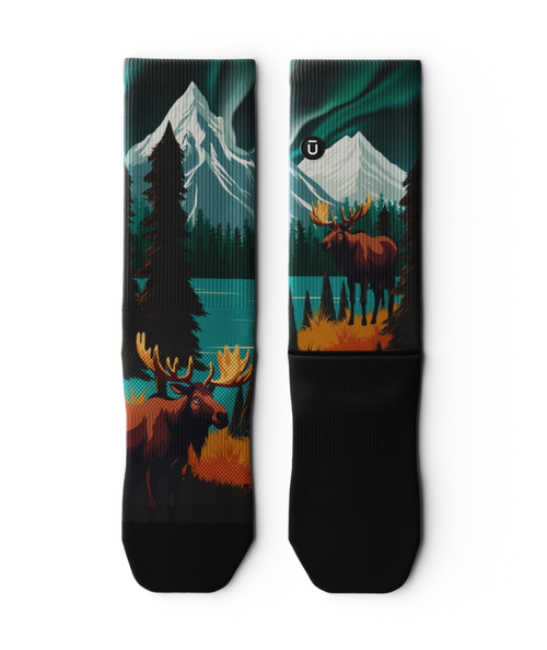Antlers Athletic Crew Socks