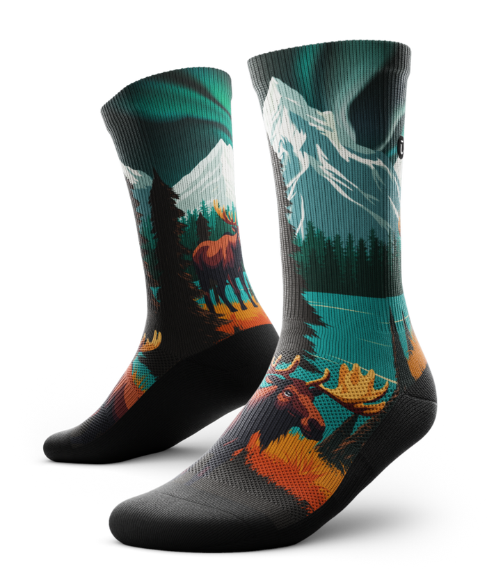 Antlers Athletic Crew Socks