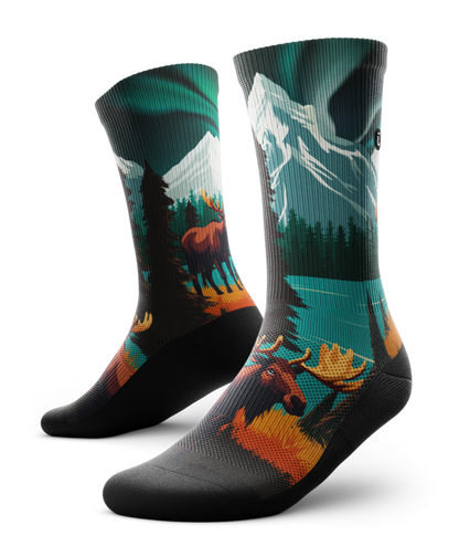 Antlers Athletic Crew Socks