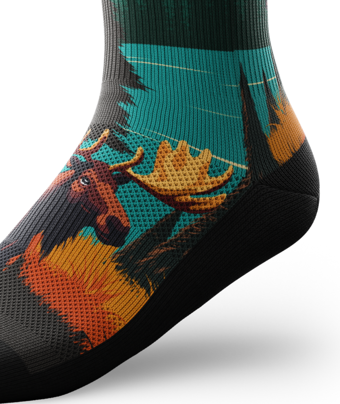 Antlers Athletic Crew Socks