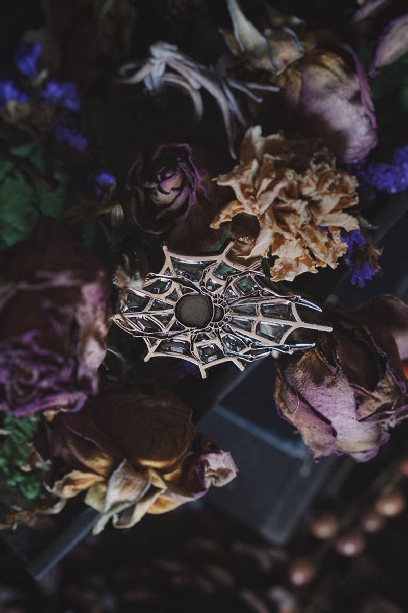 Arachnophobia Enamel Pin