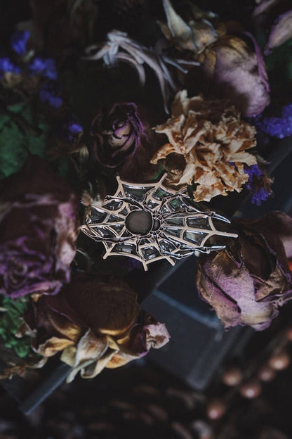 Arachnophobia Enamel Pin