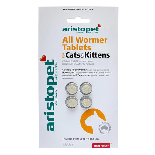 Aristopet - All Wormer Tablets For Cats/Kittens