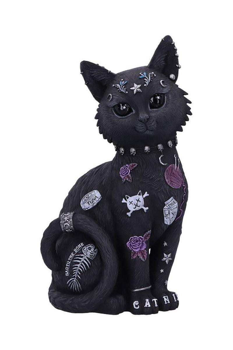 Bad to the Bone Cat Sculpture