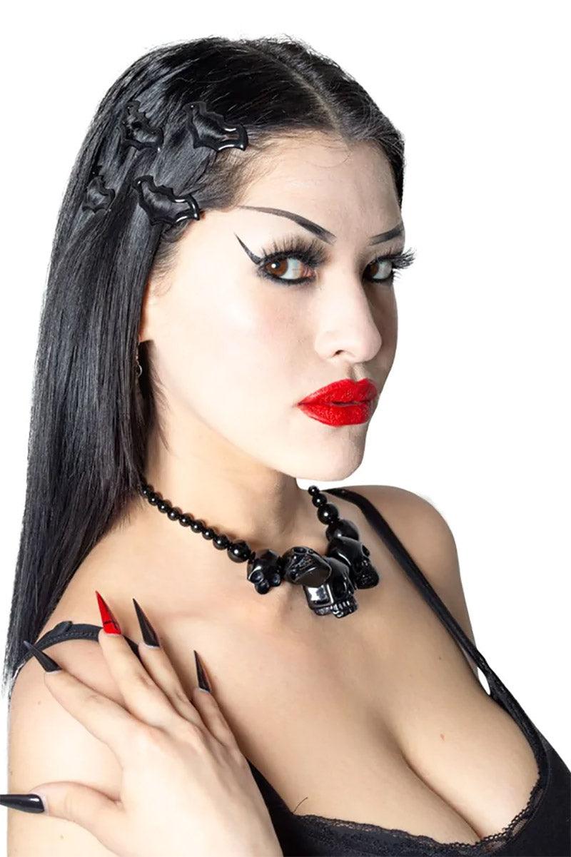Bat Snap Hair Clips [BLACK]