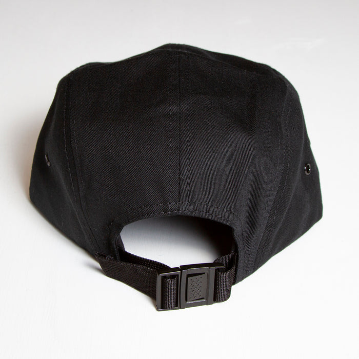 BB Smiley - 5 Panel Cap - Black