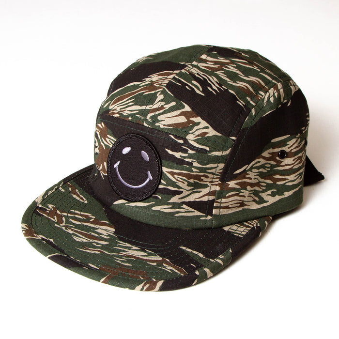 BB Smiley - 5 Panel Cap - Camo