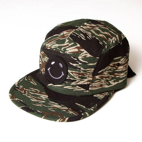 BB Smiley - 5 Panel Cap - Camo