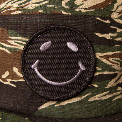 BB Smiley - 5 Panel Cap - Camo