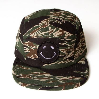 BB Smiley - 5 Panel Cap - Camo