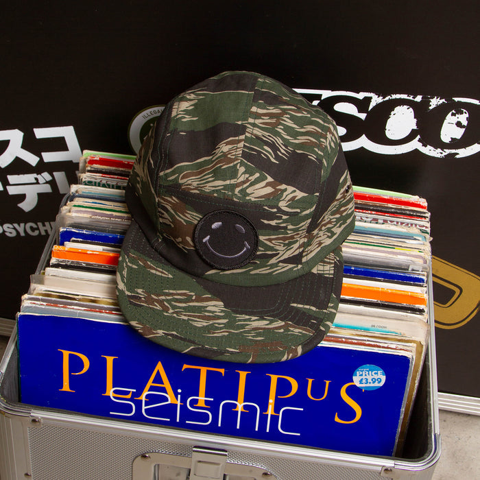 BB Smiley - 5 Panel Cap - Camo