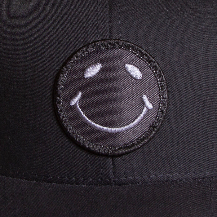 BB Smiley - Trucker Cap - Black