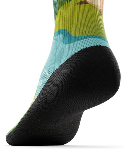 Beaver Buzz Athletic Crew Socks