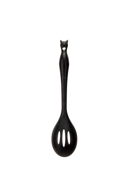Alchemy Gothic Cat's Kitchen Slotted Spoon