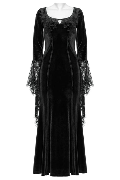 Bride of Night Embroidered Dress