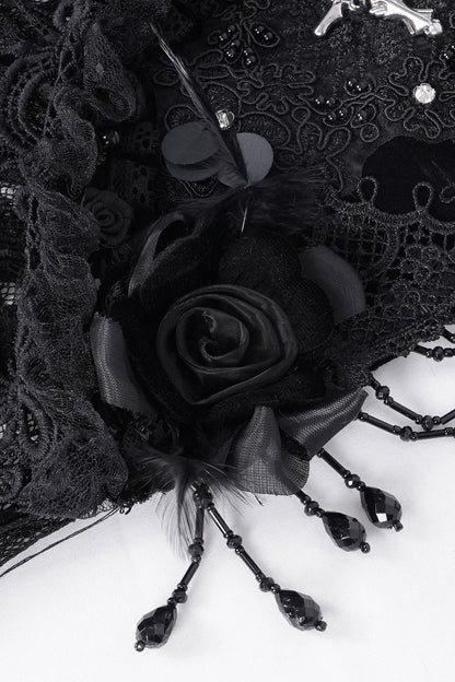 Black Madonna Long Gothic Veil